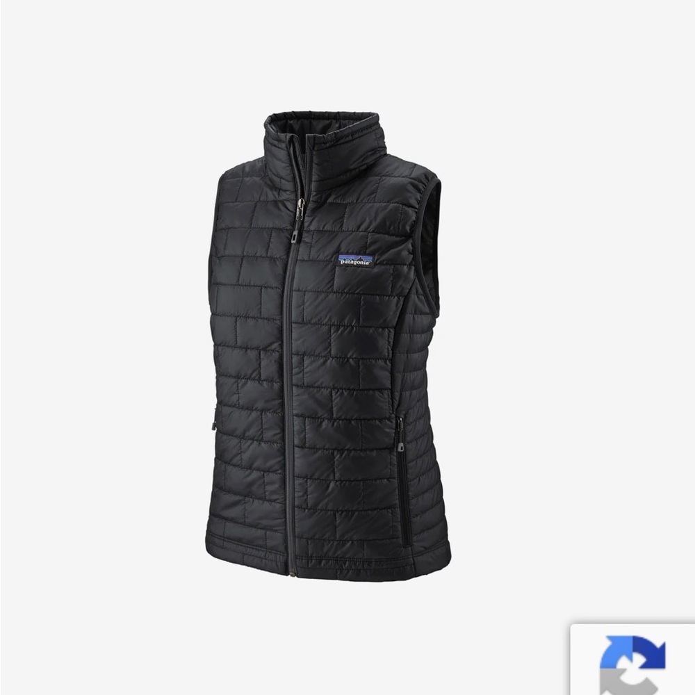 NWT Patagonia Women’s Nanopuff Vest in Black Size Small
